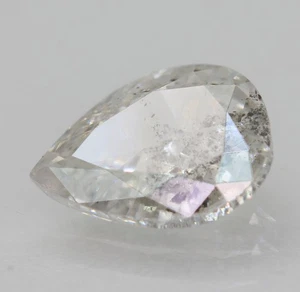 Diamante suelto mejorado natural en forma de pera E SI3 certificado 1,01 quilates 8,3 x 6,19 mm - Imagen 1 de 4
