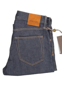 Neu Tom Ford Blue Straight TFD002 Jeans Größe 45 / 29 USA Hose - Bild 1 von 4