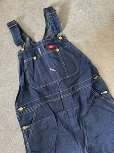 Vintage Dickies blaue Latzhose/Overall 34 W 34 L - Bild 1 von 6