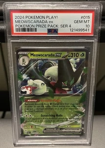 Pokémon Play 2024! Meowscarada ex Prize Pack Series 4 PSA 10 - Bild 1 von 2