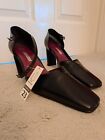 Womens Black Court Shoes Size 41 Uk 7 And Size