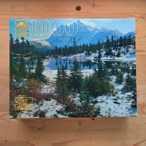 Vintage Golden Guild 1000 Teile Puzzle Mt. Shuksan Neuseeland 21,5" x 27,5" - Bild 1 von 6