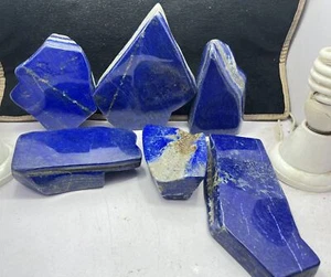 6.2KG Lazurite Lapis Lazuli Top Quality Free form wholesale crystals tumbles 6PC - Picture 1 of 13