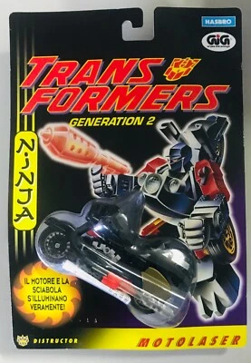 Transformers Motolaser Generation 2 Molock Hasbro New Ninja GiG Autobot Moto - Immagine 1 di 4