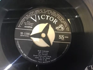 FROM FILM “LIMELIGHT” ETERNALLY / BLUE CANARY . DINAH SHORE .  7” vinyl single - Picture 1 of 5