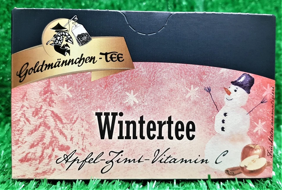 (57,80€/kg) Goldmännchen Tee WINTERTEE  APFEL ZIMT mit Vitamin C Einzelversiegeg - Bild 1 von 1