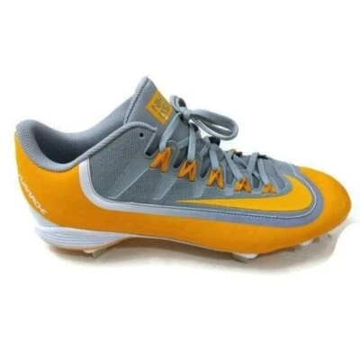 Nike Huarache 2KFilth Pro Low Metal Baseball Cleat Mens 14 Yellow Gray New - Image 1 of 4
