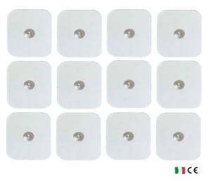 OE 12 Électrodes Mousse Clip Pièces Biosan Laica Pacific Perfex 5x5cm Long Durée - Imagen 1 de 2