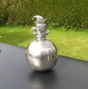 JR Gaunt Novelty Silver Plated Punch Paperweight - Always on Top - Globe/World - Picture 1 of 17