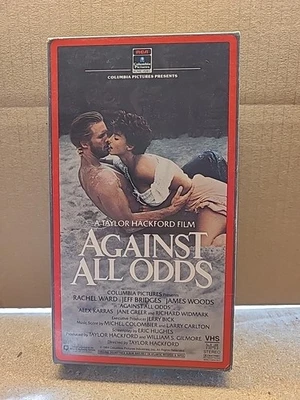 Against All Odds VHS 1984 James Woods Rachel Ward Side Load Box Foto 1 de 4