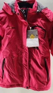 Gemyse Girls Hot Pink Ski Jacket NWT Snow Waterproof Wind-resistant 10/12 Coat - Picture 1 of 11