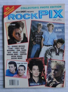 Vintage Magazine Rock Pix 1986 A-Ha Duran Duran Charlie Sexton Billy Idol    113 - Picture 1 of 11