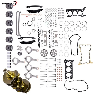 For Jeep Ram 1500 Engine Overhaul Rebuild Kit Crankshaft Rods Timing 68147229AA Foto 1 de 4