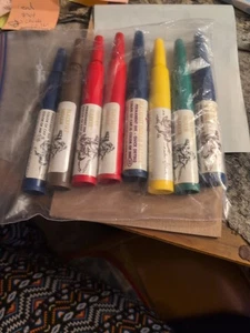 Black feet Indian Marker Lot Of 8 Brand New Red Brown Blue Yellow Green And Blac - Picture 1 of 1