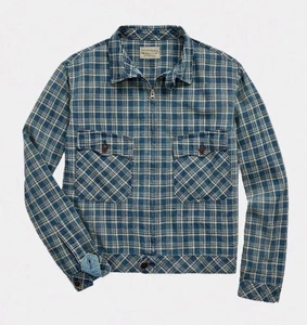 NWT! $590 Double RL RRL Ralph Lauren Mens Linen Cotton Shirt Jacket Size XS - Picture 1 of 13