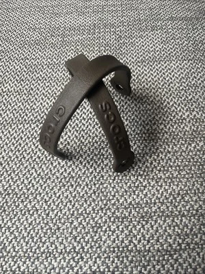 Crocs Replacement  Taupe/ Brown  Women Sz 7 For Cleo Crocs Sandals Only Straps - Image 1 of 4