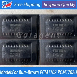 4Pcs For Burr-Brown BB PCM1702 PCM1702 Audio D/A Converter IC Chip BB/TI SOP-20 - Picture 1 of 5
