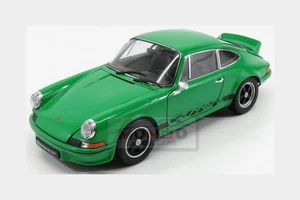 1:18 WELLY Porsche 911 Carrera Rs 2.7 Coupe 1973 Green Black WE18044GN MMC - Picture 1 of 2