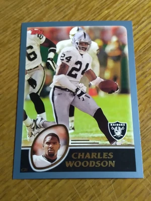 2003 Topps Football #184 Oakland Raiders CB Charles Woodson EX- Nr Mt - Image 1 of 2