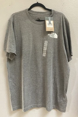 Camiseta gris The North Face XL Throwback SS para hombre NUEVA con etiquetas domo Foto 1 de 4