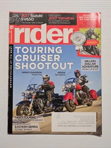 Rider Motorcycle Magazine September 2016 Touring Cruiser Shoot Out #0906 - Picture 1 of 2