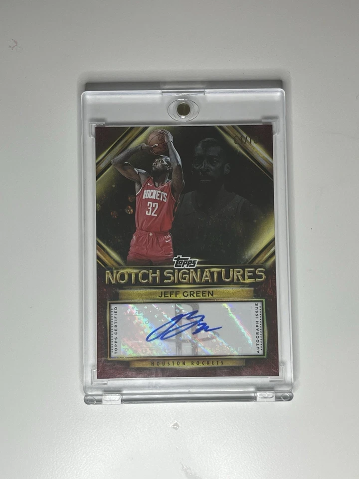 Baloncesto Topps Jeff Green Notch Signatures 2025-26 automático/10 Foto 1 de 4