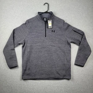 Suéter polar tejido con cremallera Under Armour UA Specialist 1/4 para hombre talla mediana carbón - Imagen 1 de 9