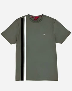 Camiseta Merc BELMONT Racer Rayas Caqui - Imagen 1 de 1