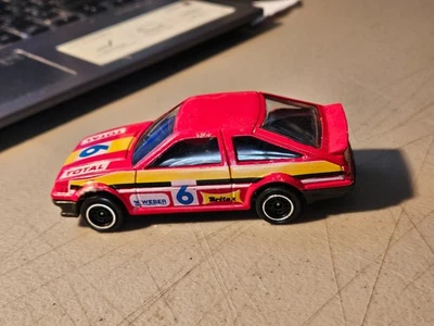 1984 CORGI TOYS 1:43  #C105 TOYOTA COROLLA G.T. RED LOOSE #6 RALLY CAR - Image 1 of 4