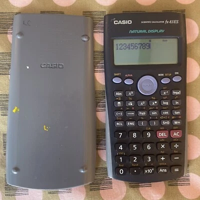 Casio fx-83ES Scientific Calculator Natural Display With Cover - Image 1 of 3