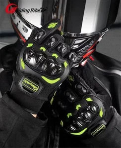 Touchscreen Motorcycle Gloves - Full Finger, Waterproof, Anti-Slip - All Seasons - Bild 1 von 17