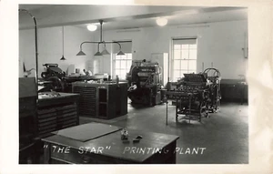 LP85 Unidentified Location "The Star" Printing Company 1952 RPPC Postcard - Picture 1 of 2