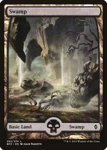 MTG - Swamp (262) - Foil - Full Art Battle for Zendikar - Bild 1 von 1