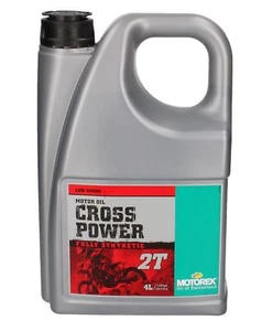 Aceite mezclador de alto rendimiento MOTOREX Cross Power 2T totalmente sintético 2 tiempos 4 litros - Imagen 1 de 1