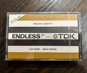 TDK ENDLESS CASSETTE EC-20SF BLANK TAPE (1) (SEALED) Low Noise Special Use - Picture 1 of 6