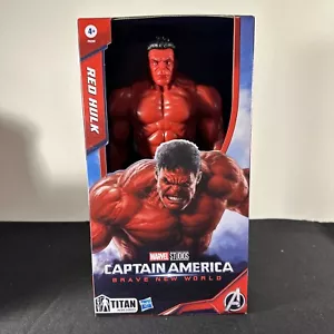 Marvel Titan Hero Series Captain America Brave New World Red Hulk 12in Figure - Picture 1 of 6