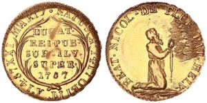 Schweiz/Obwalden Dukat 1787 spätere Prägung von 1860 nur 150 Ex. vz-st 121043 - Bild 1 von 1