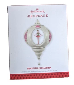 Hallmark Ornament Beautiful Ballerina Dated 2013 jan23 - Picture 1 of 8