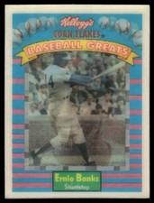 1991 Kellogg's Corn Flakes Baseball Greats #4 Ernie Banks