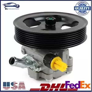 Power Steering Pump w/Pulley For 2004-2011 Infiniti Nissan Titan QX56 2004 5.6 - Picture 1 of 11