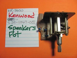 📈ALTAVOCES KENWOOD S29-1067-05 POT KR-3400 RECEPTOR ESTÉREO - Imagen 1 de 1