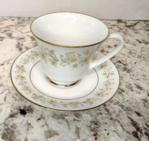 Juego de tazas y platillos con patas Noritake Fine China Andorra # 2182 de repuesto - Imagen 1 de 10