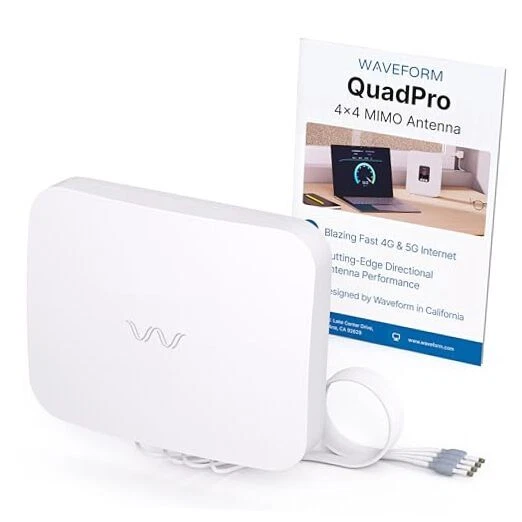  QuadPro 4x4 MIMO Signal Boosting Panel Antenna only (Use your Own Cables) - Image 1 of 4