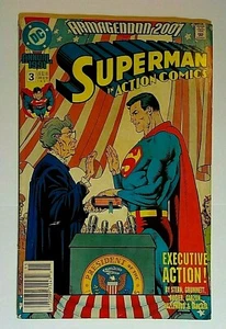 Superman in Action Comics- Armageddon 2001 #3- Executive Action- DC Comics 1991 - Picture 1 of 4