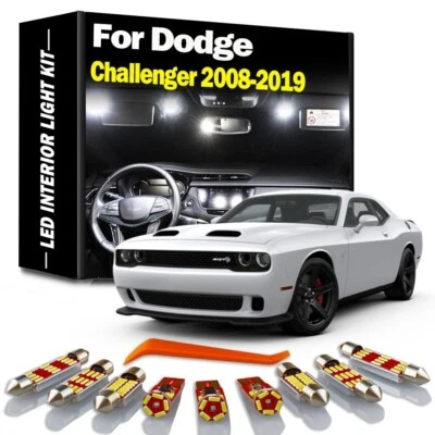 Canbus LED Interior Map Dome Reading Light Kit For 2008-2019 Dodge Challenger - Image 1 of 4