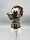 Metal Knights Helmet With Moving Face Plate Liquer Bottle Pourer / Stopper