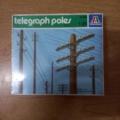 ITALERI 1:35 KIT ACCESSORI DIORAMA TELEGRAPH POLES  (VINTAGE BOX) - Immagine 1 di 2