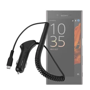 KFZ Ladekabel Typ-C 2 Ampere f Sony Xperia XZ / XZ Dual Ladegerät schnell Lader - Bild 1 von 3