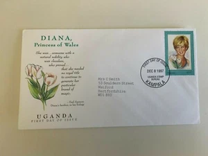 UGANDA 1997 FDC PRINCESS DIANA MEMORIAM - Picture 1 of 1