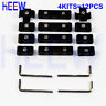ENGINE SPARK PLUG WIRE SEPARATOR DIVIDER CLAMP KIT FOR 7MM 8MM 12pcs 4 pairs BKl 